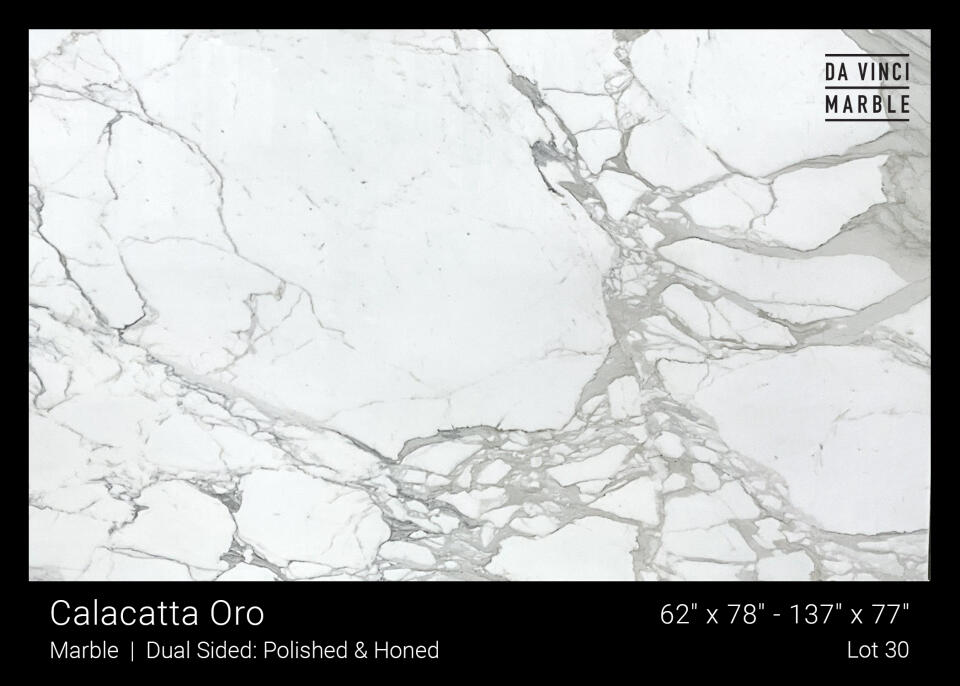 Calacatta Oro Dual H&P 2cm Slab