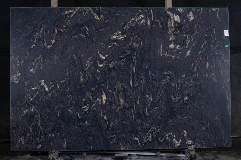 Titanium Gold Leather 3cm Slab