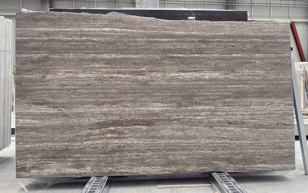 Titanium Travertine Honed/Unfilled 2CM Travertine by PACIFICA