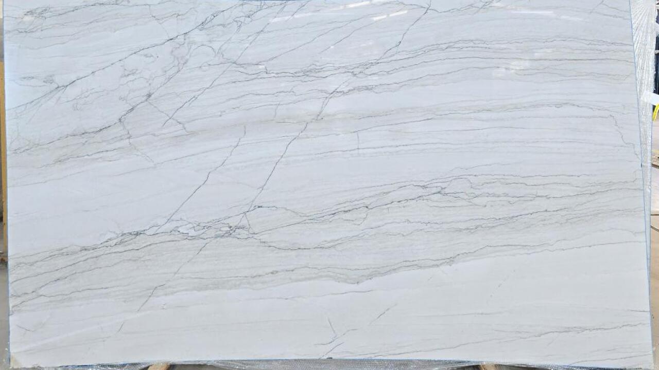White Santorini Leather Finish 3cm