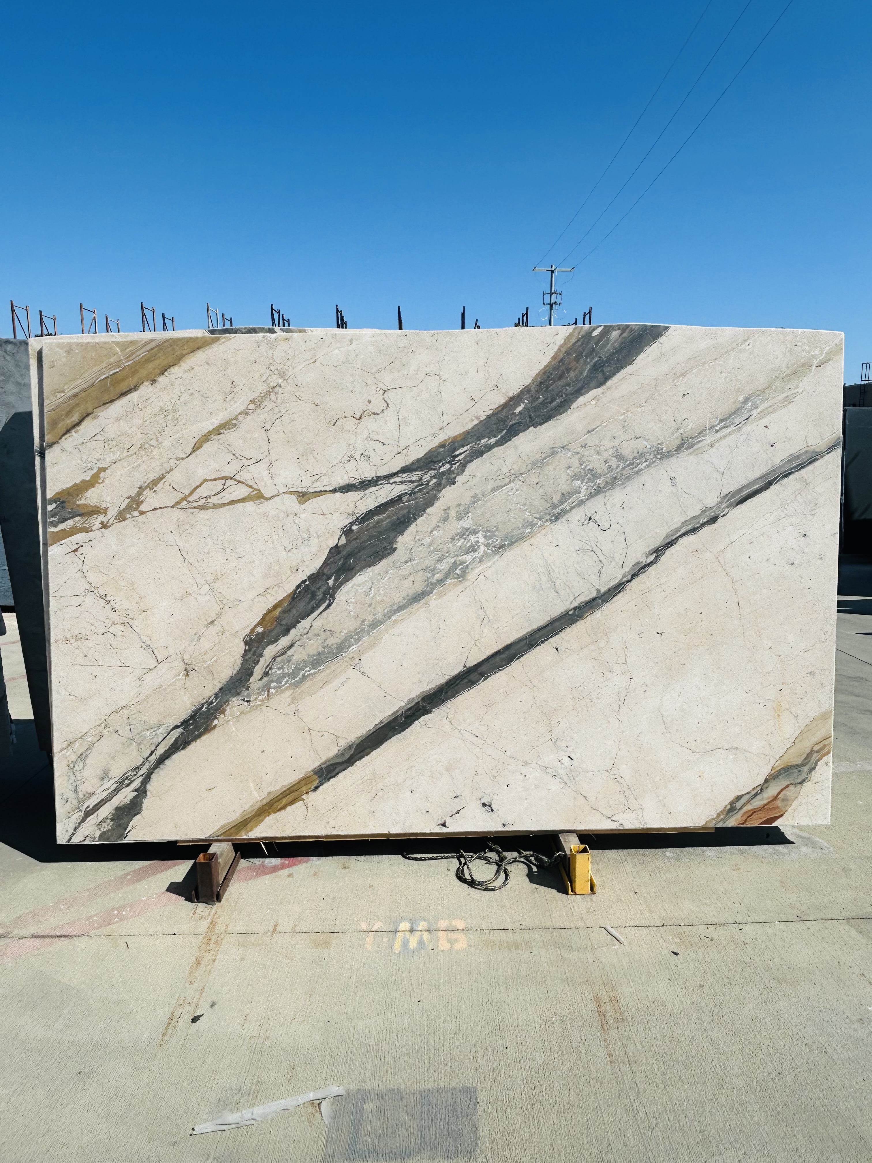 Calacatta Marble slab at Modul Marble