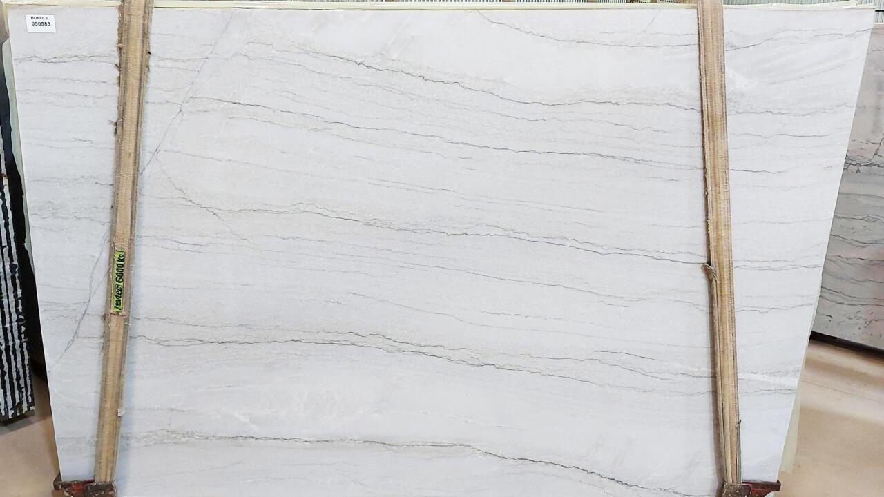 White Macaubas Leather Finish 2cm