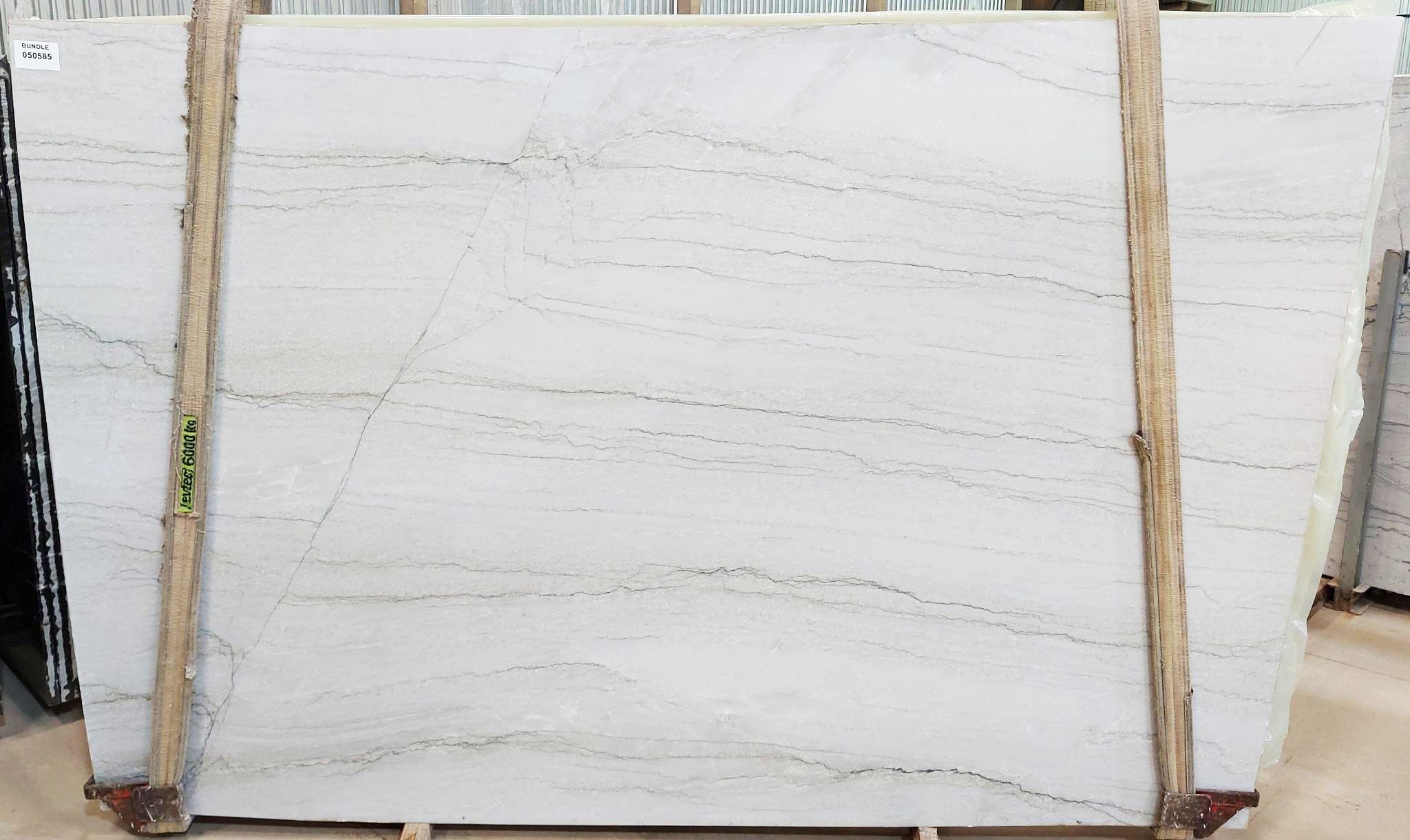 White Macaubas Quartzite slab at Modul Marble