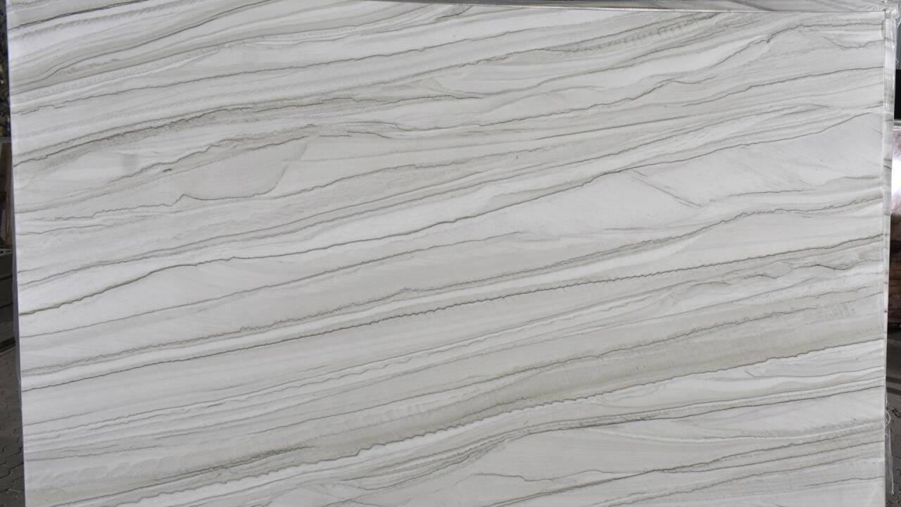 Ivory Macaubas Leather 3cm
