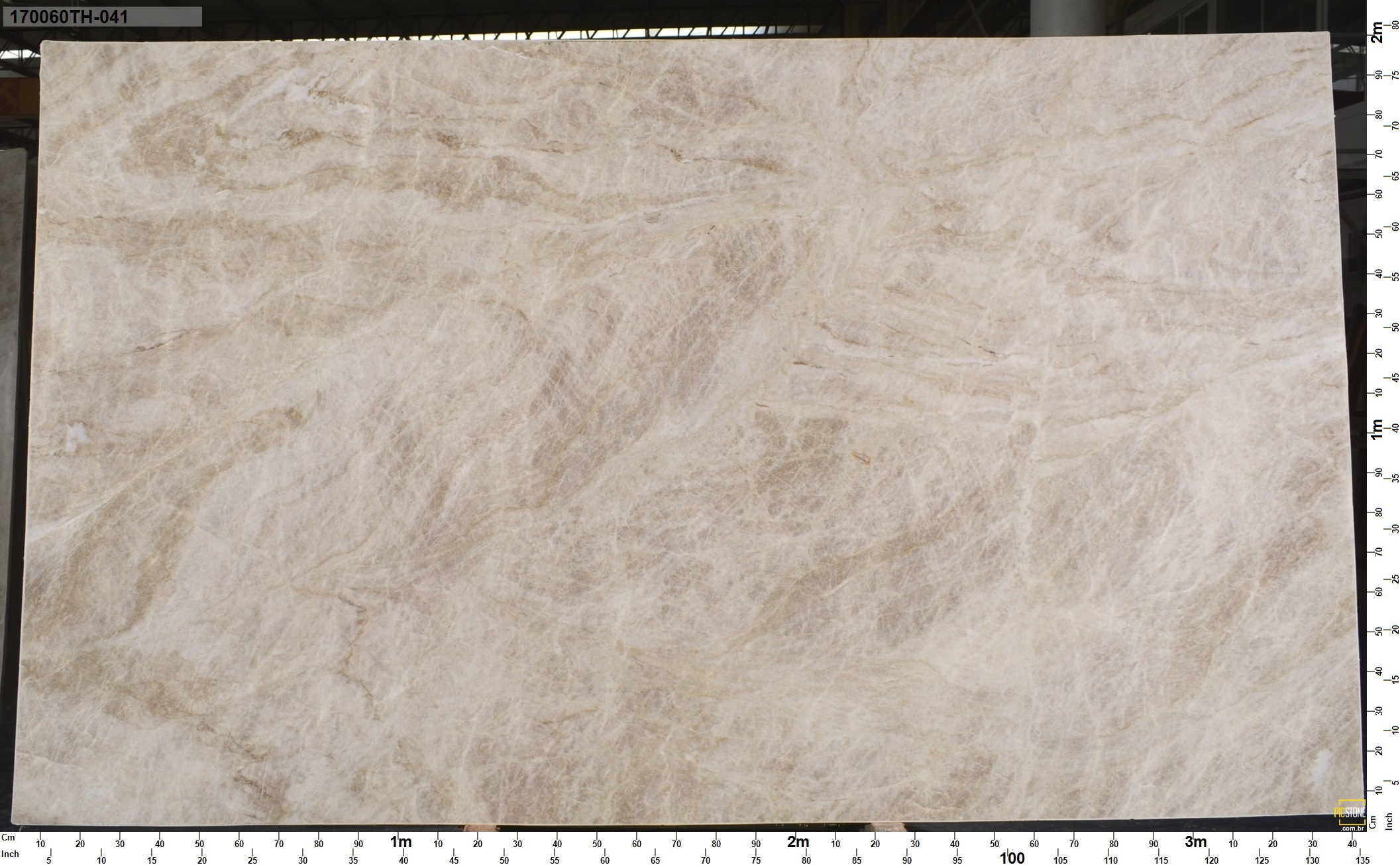 Taj Mahal Quartzite slab at Modul Marble