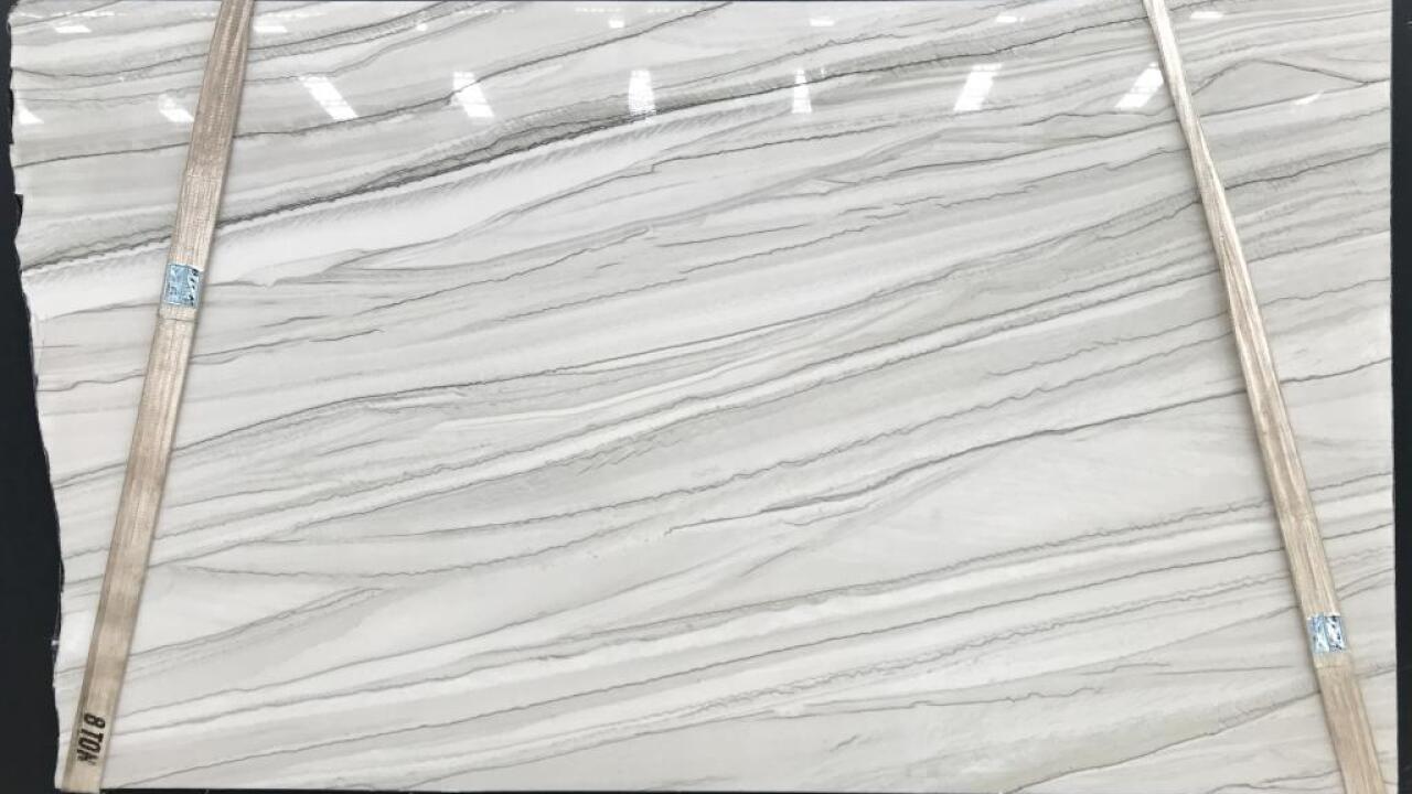 Ivory Macaubas Leather 3cm