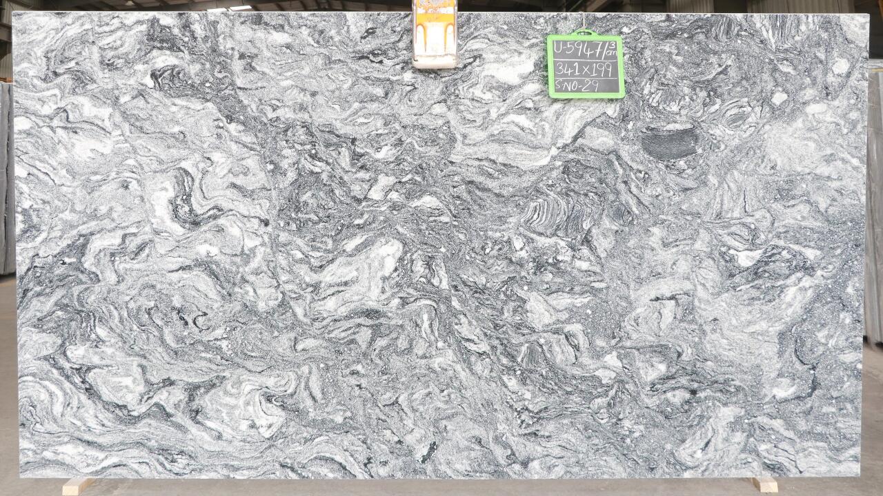 Cloudy White/Viscont White Polished/Leather Dual Finish 3cm