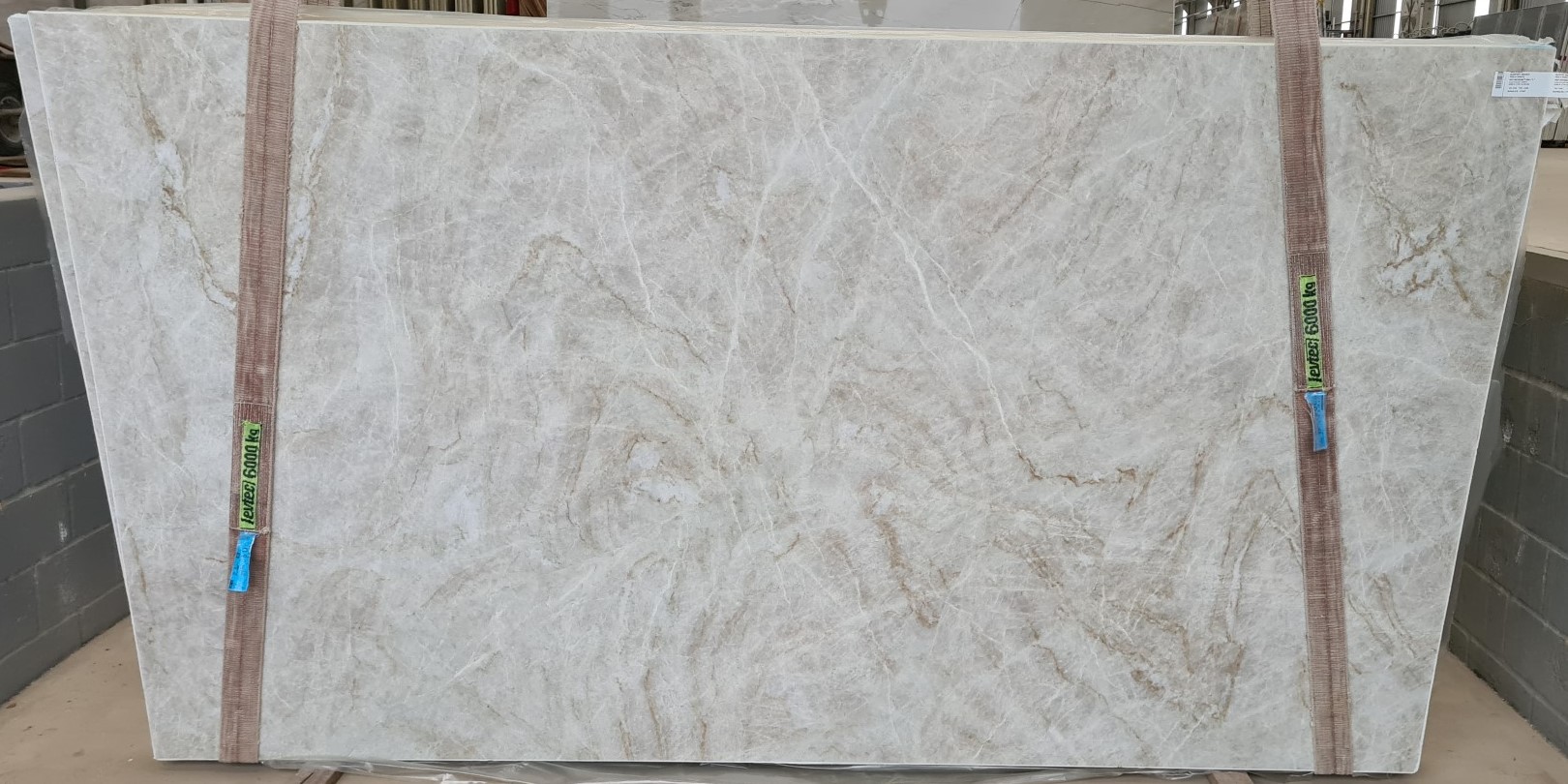 Taj Mahal Quartzite slab at Modul Marble