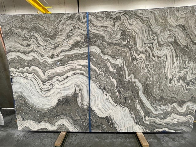 Grigio Ondulato Polished 2cm Marble by PACIFICA