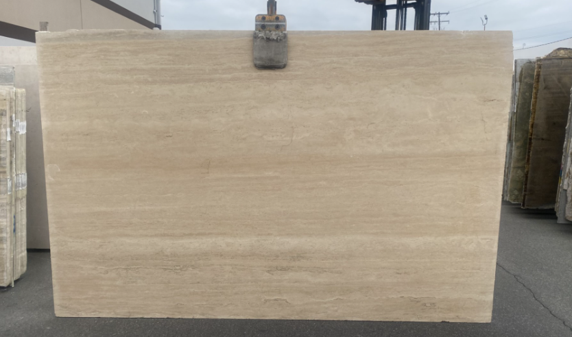 Navona Travertine Honed Finish Unfilled 2cm Travertine by PACIFICA