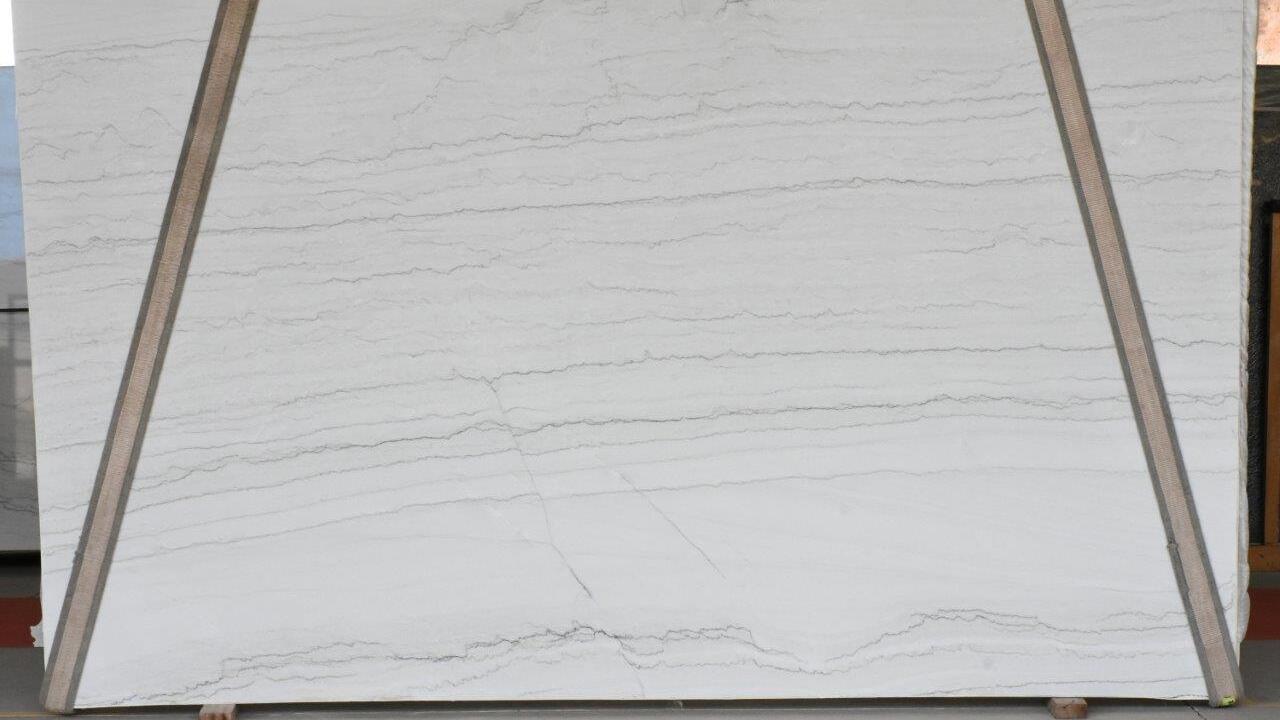 White Santorini Leather Finish 3cm