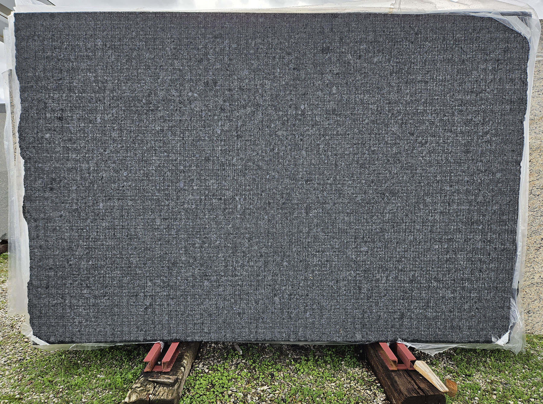 Angola Black Lino Finish 2cm Granite by PACIFICA