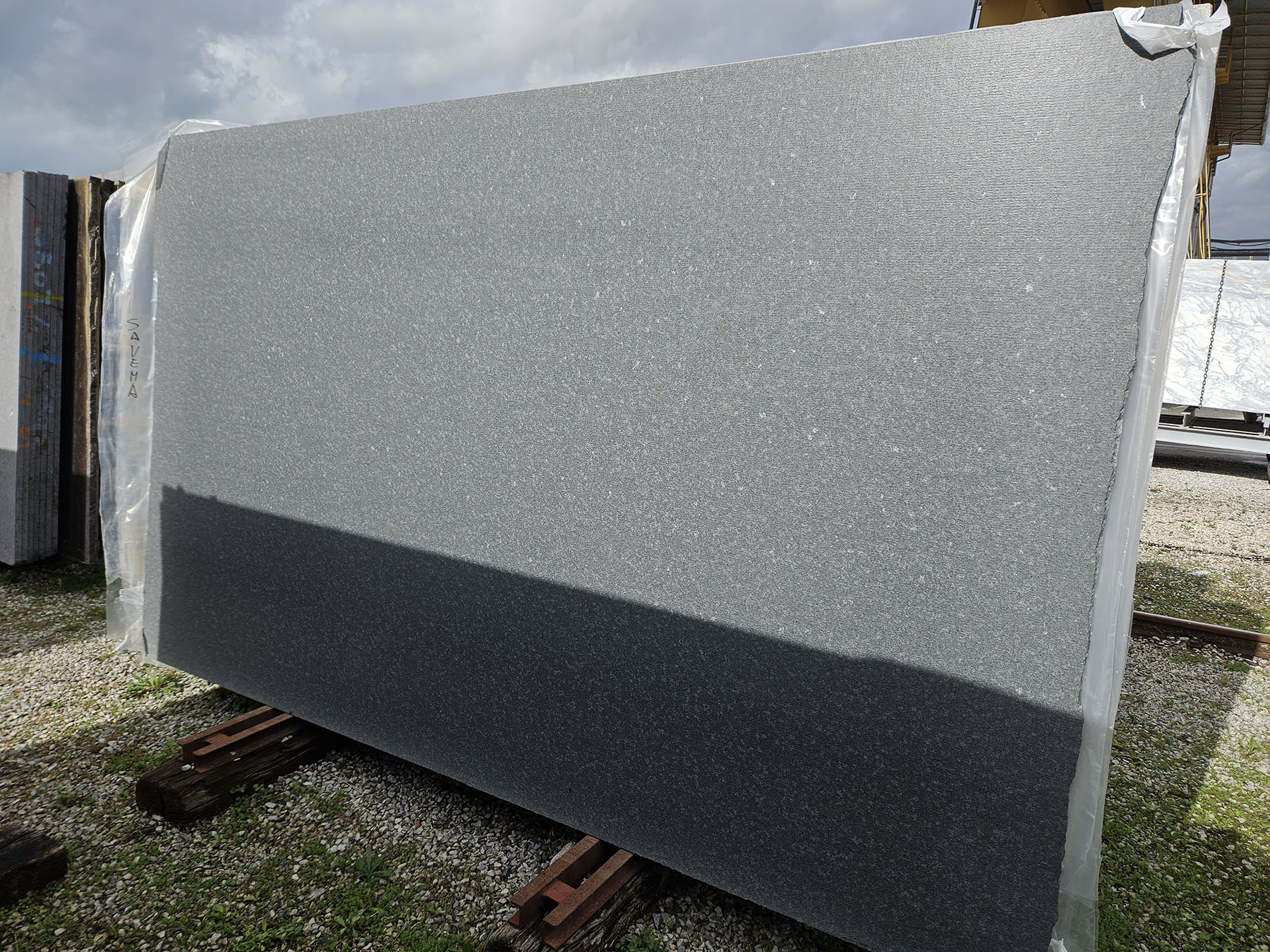 Absolute Black Wood Finish 2cm Granite by PACIFICA