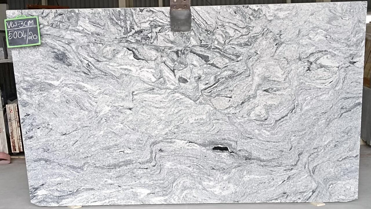 Cloudy White/Viscont White Polished/Leather Dual Finish 3cm
