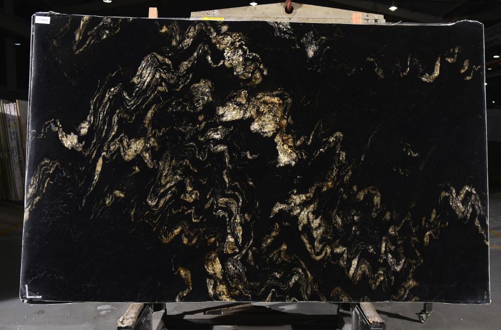 Titanium Gold Leather 2cm Granite by PACIFICA