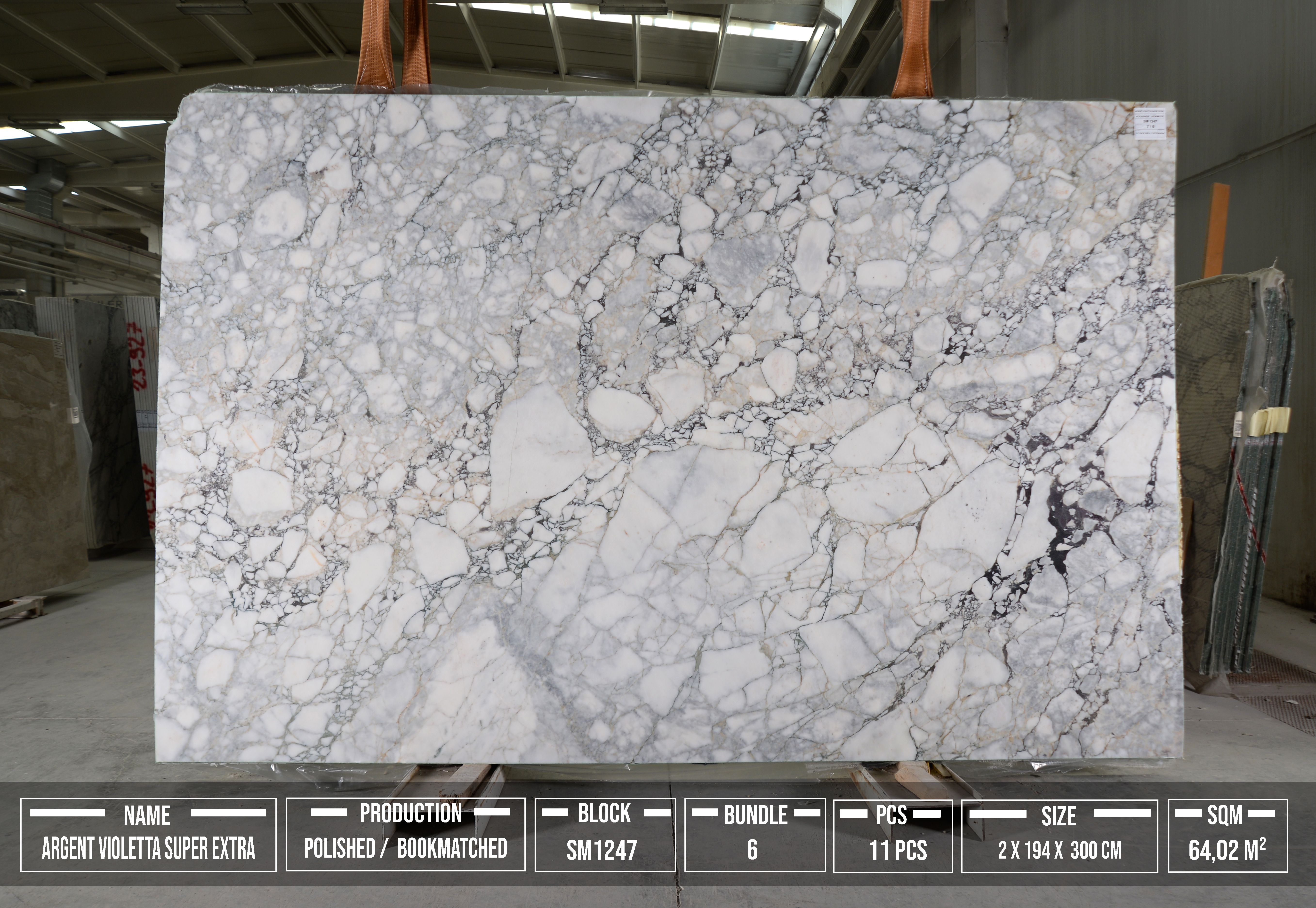 Calacatta Monet 2cm Marble by PACIFICA