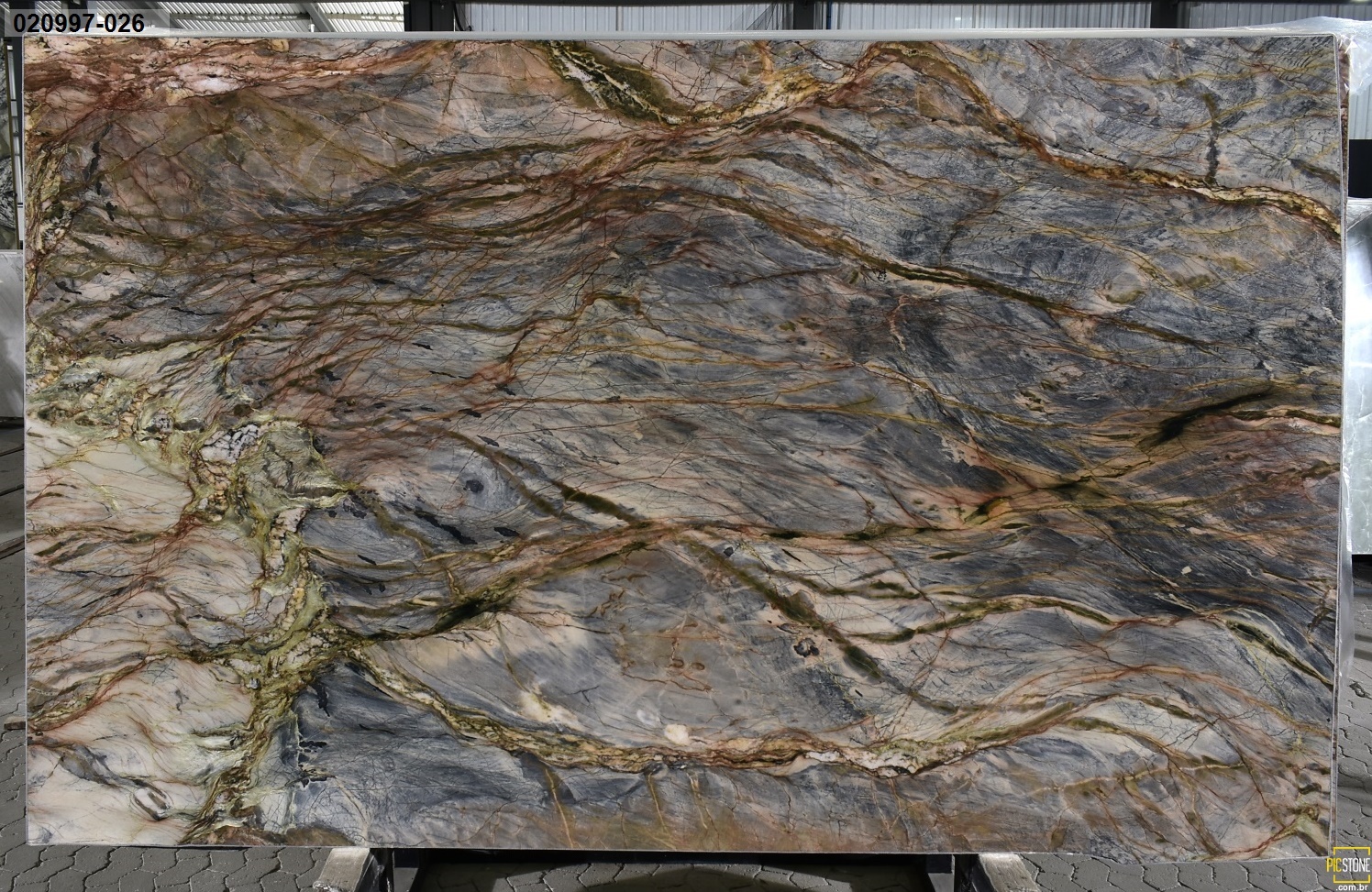 Fusion Blue 2cm Quartzite by PACIFICA