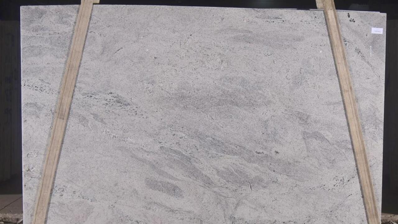 Himalaya White Leather Finish 3cm