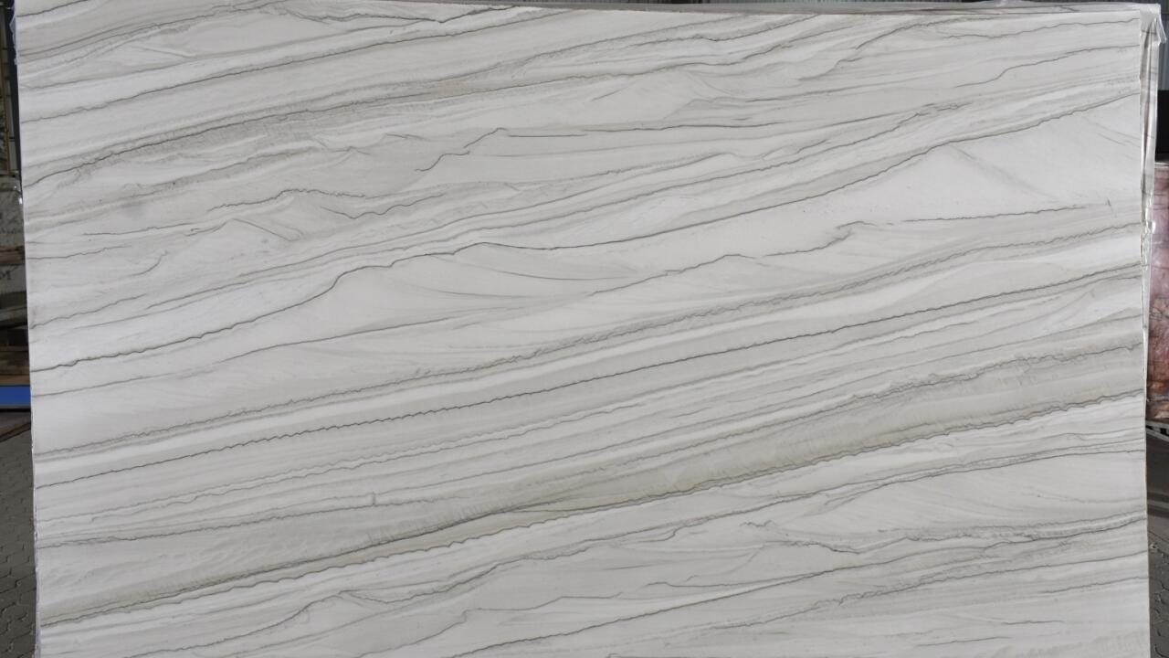Ivory Macaubas Leather 3cm