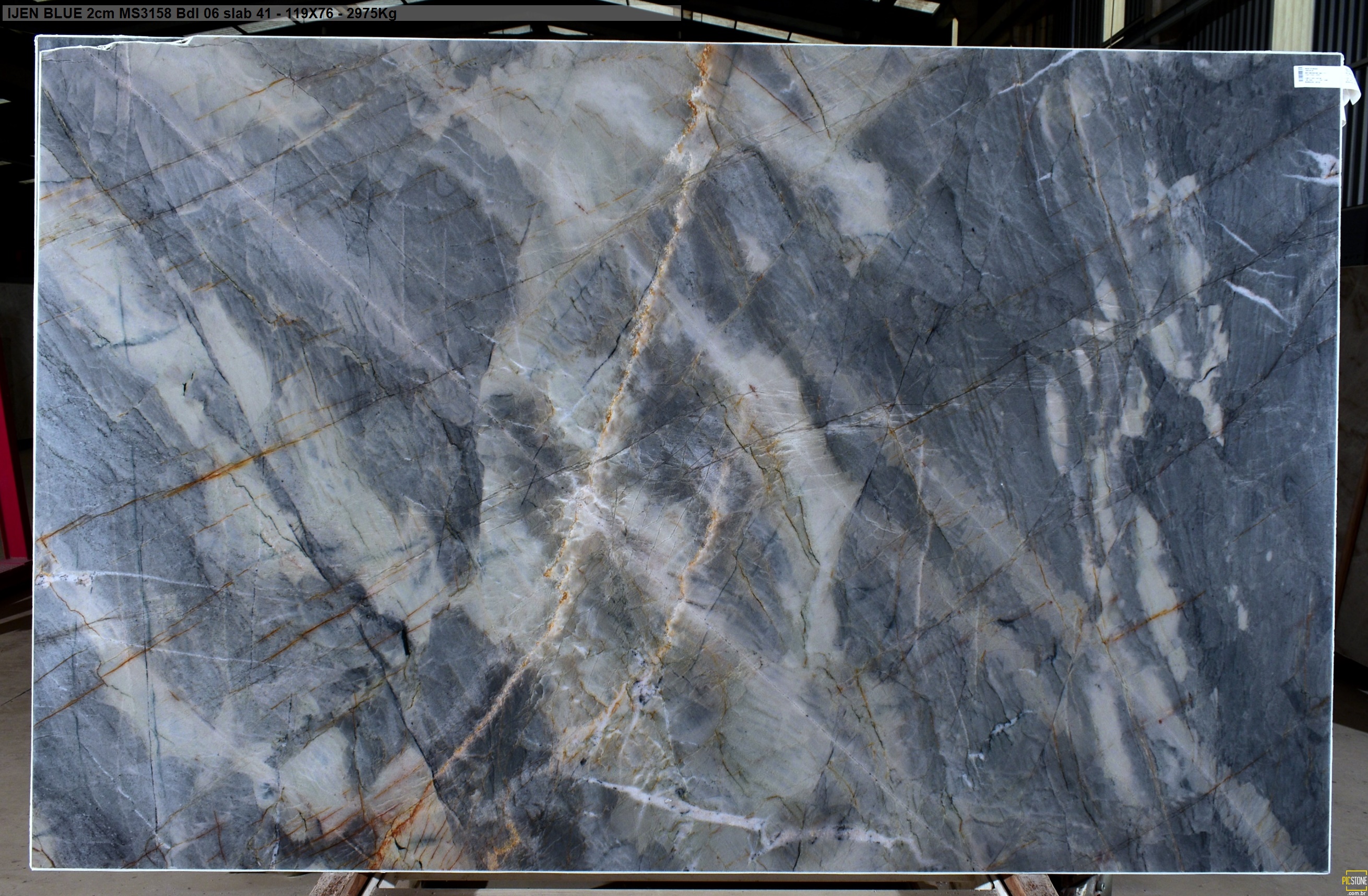 Ijen Blue 1st Choice 2cm Quartzite by PACIFICA