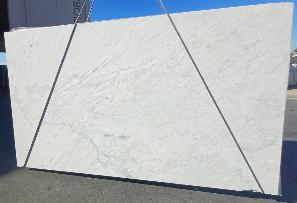 Bianco Carrara Polished/Honed Finish 2cm Marble by PACIFICA