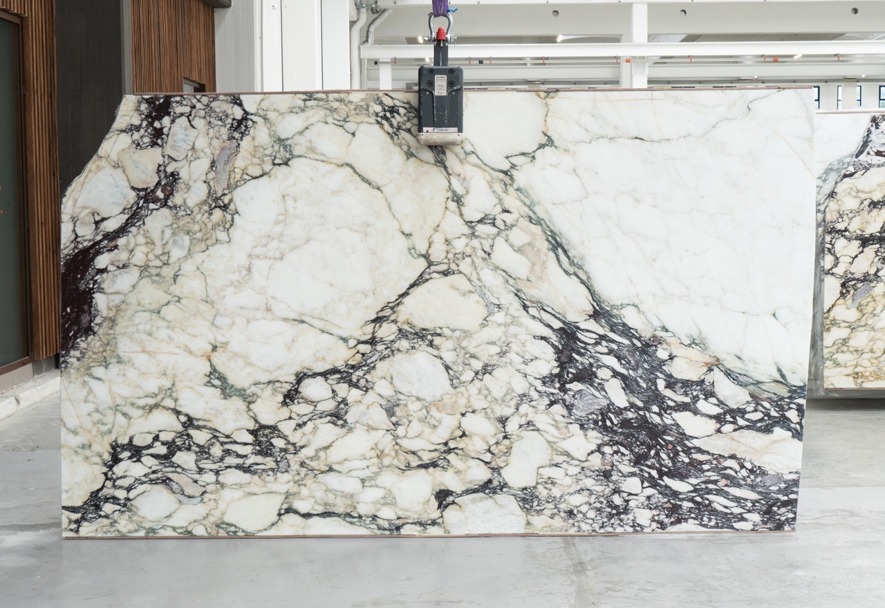 Calacatta Monet Viola Honed 2CM Marble by PACIFICA