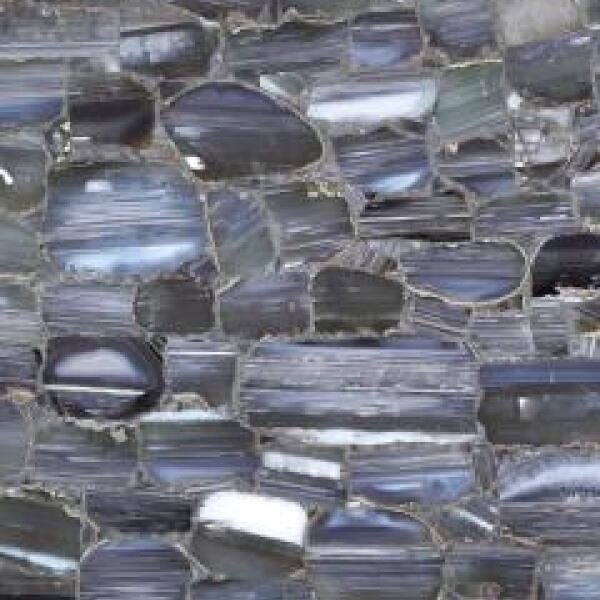 Blue Agate Striata Precious 2cm