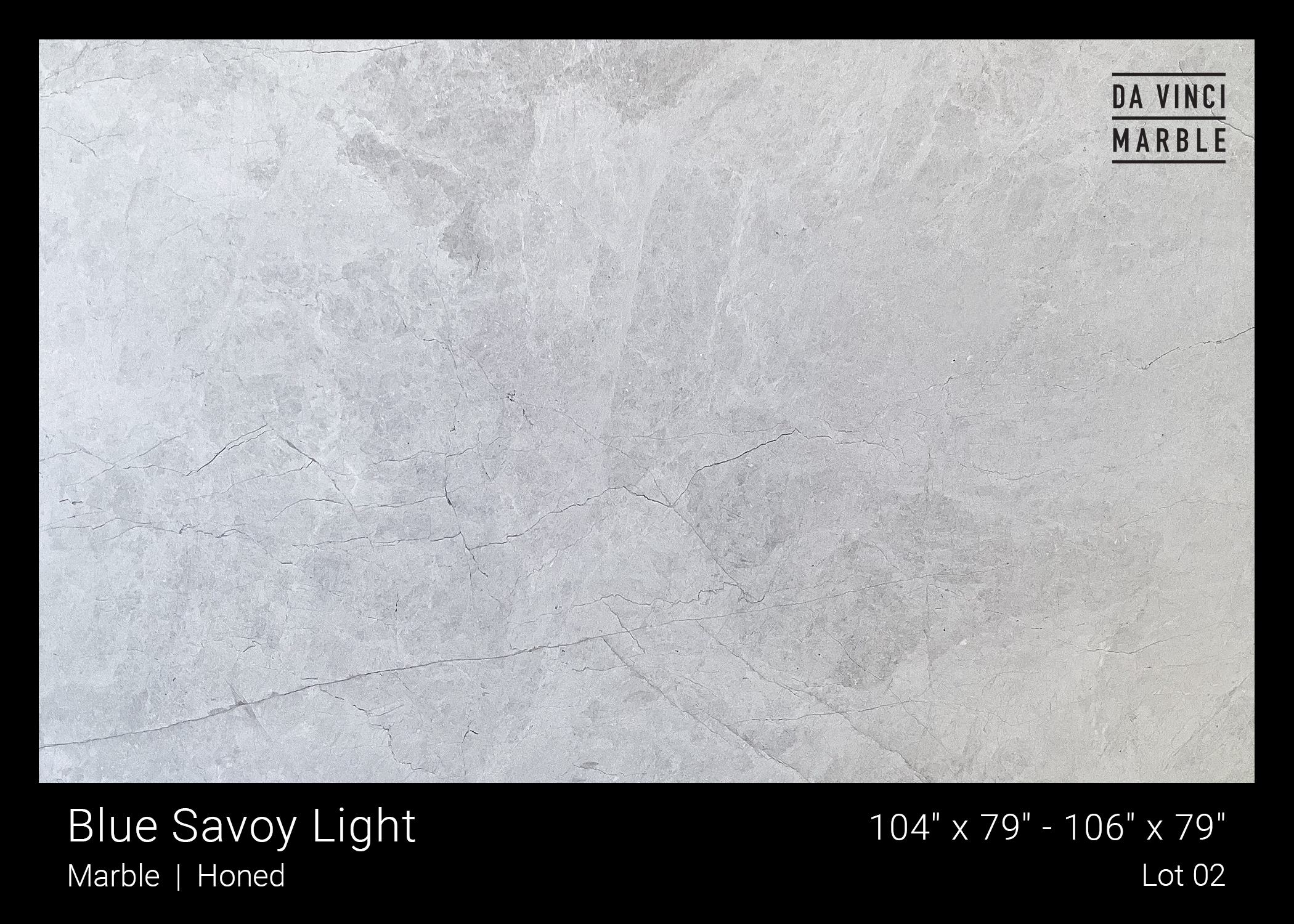 Blue Savoy Light Honed 2cm Slab