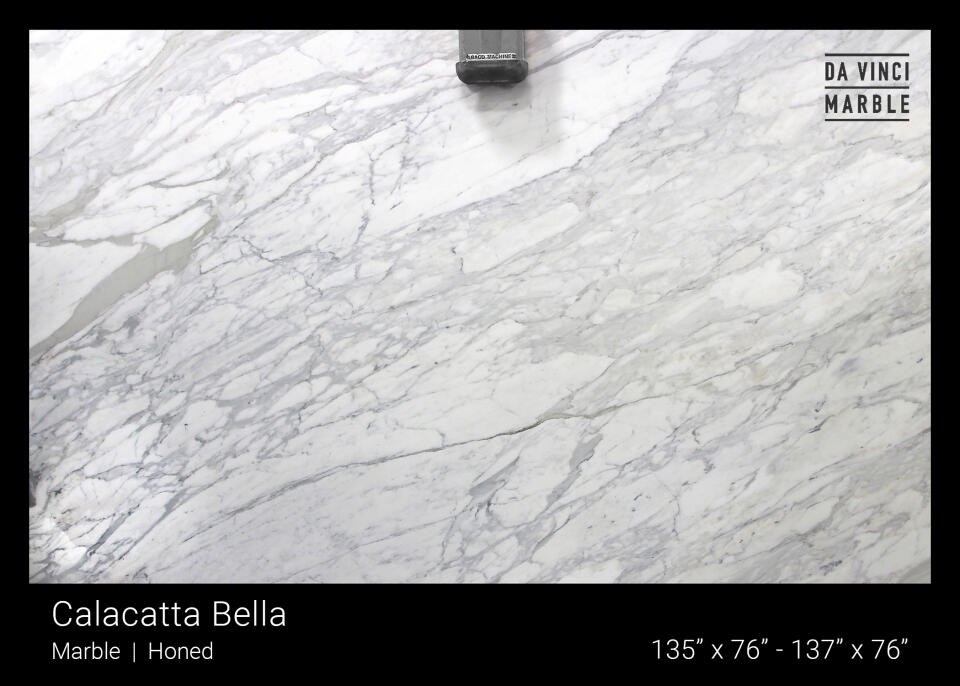 Calacatta Bella Honed 2cm Slab