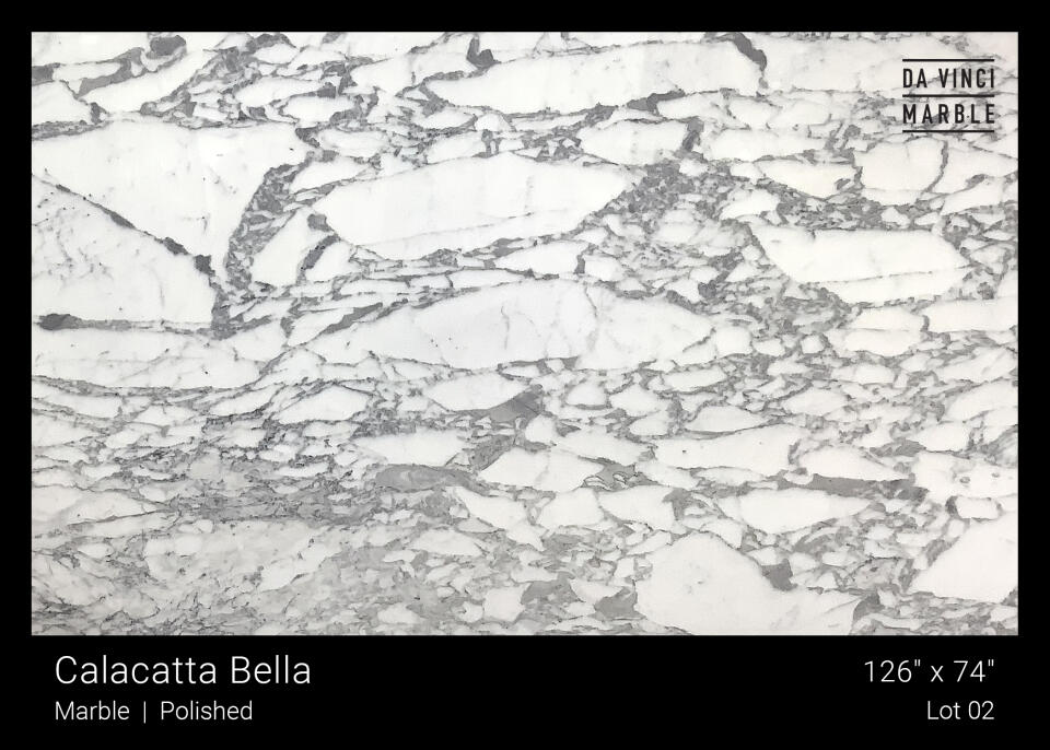 Calacatta Bella Polished 2cm Slab