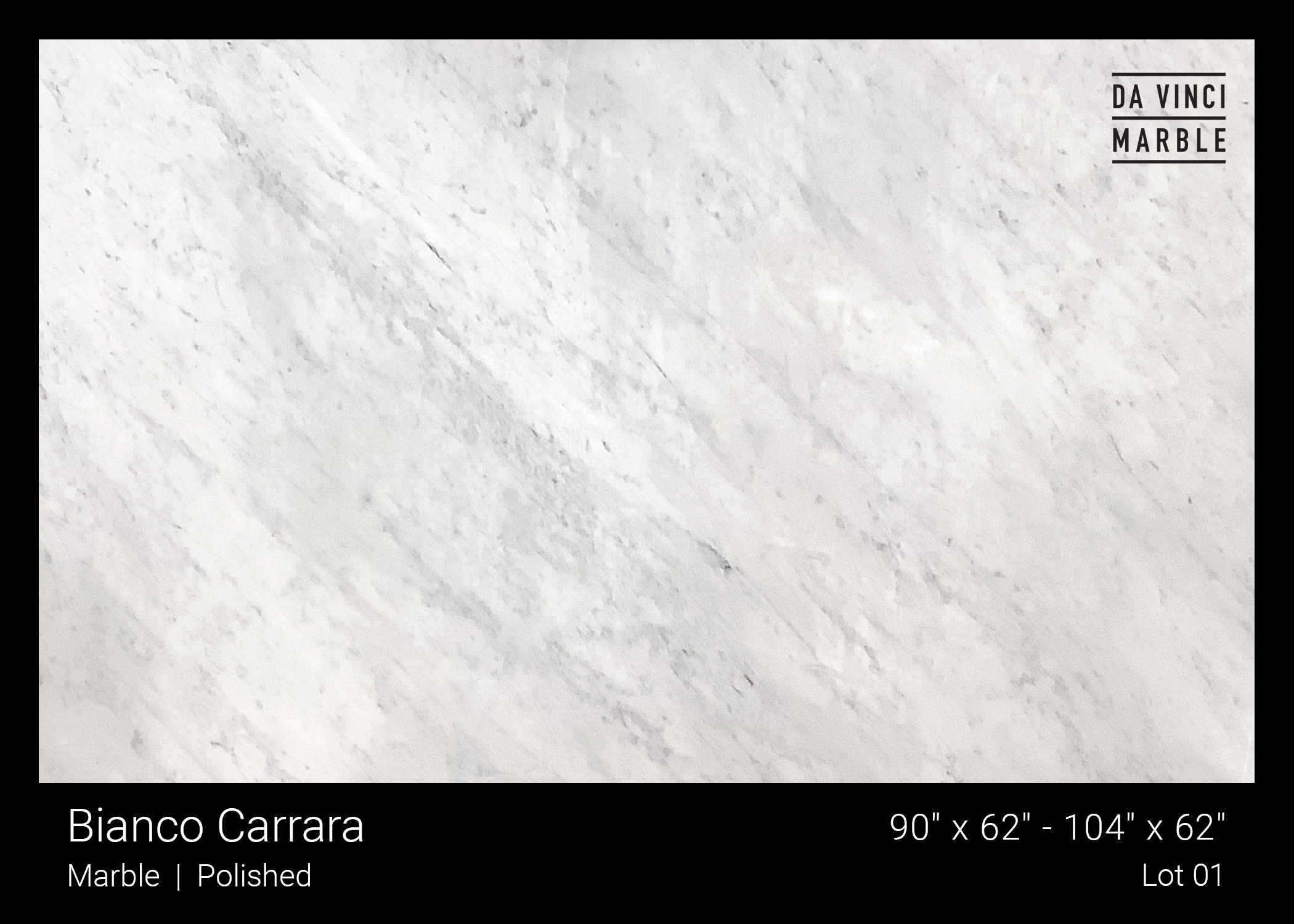 Bianco Carrara Polished 2cm Slab