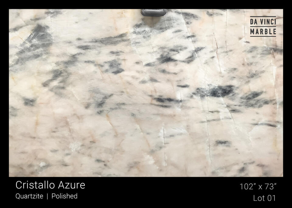 Cristallo Azure Quartzite 2cm Slab