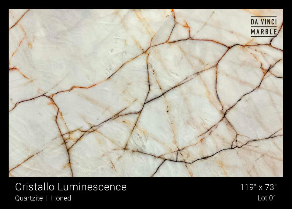 Cristallo Luminescence Honed 2cm Slab