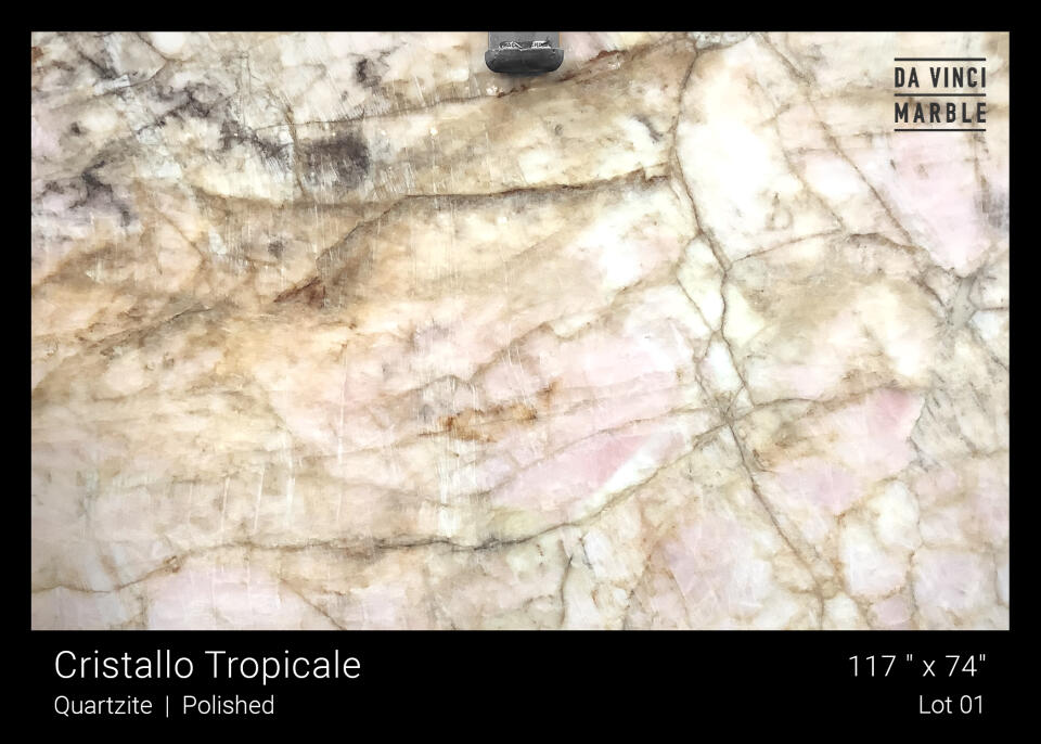 Cristallo Tropicale Quartzite 2cm Slab