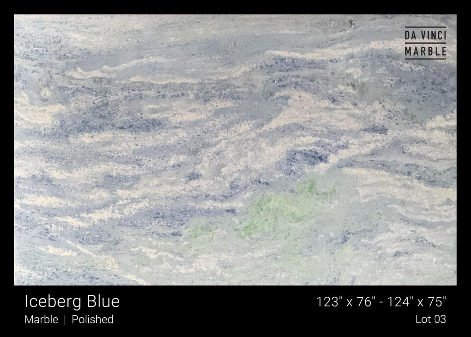 Iceberg Blue Polished 2cm Slab