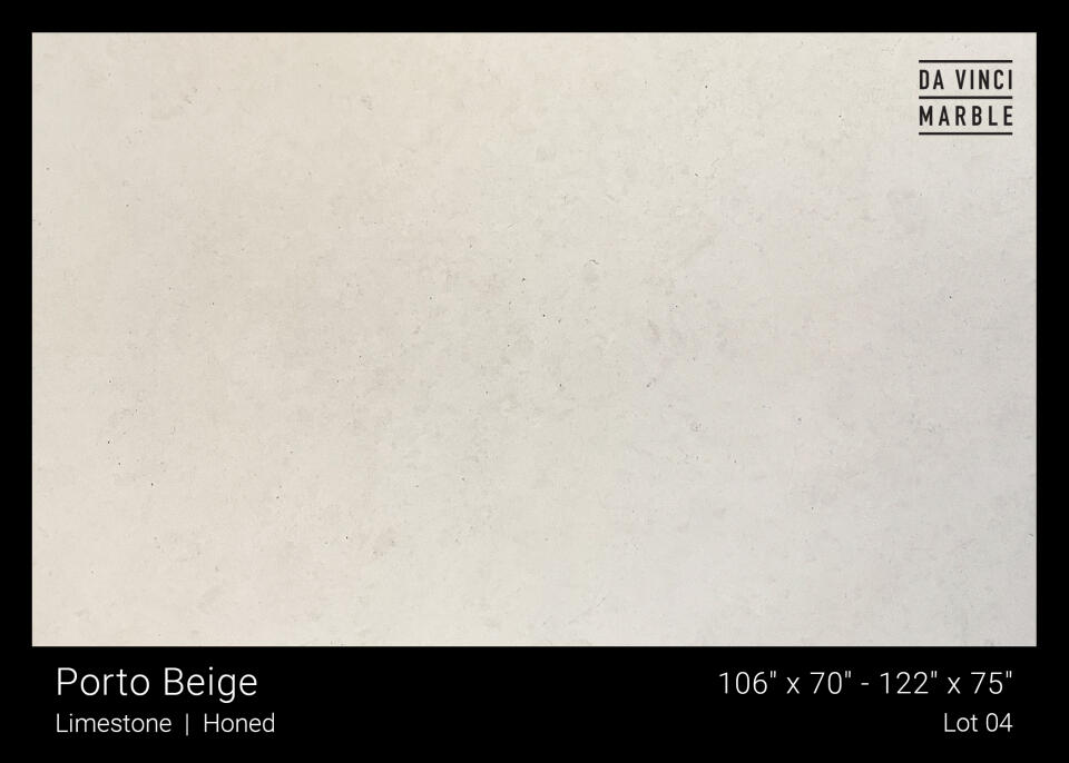 Porto Beige Honed 2cm Slab
