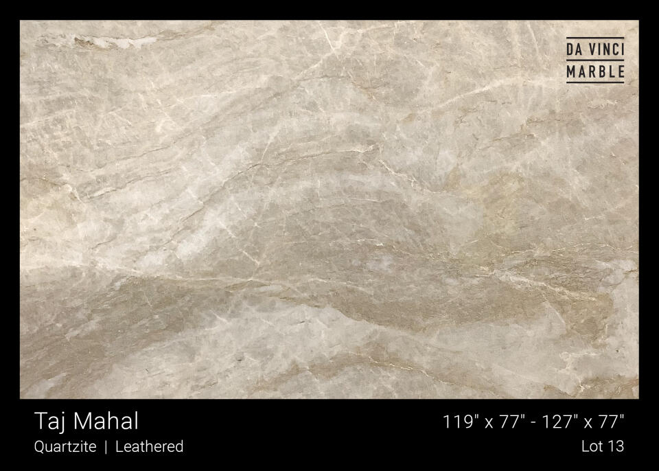 Venus/Taj Mahal Leather Finish 2cm Slab
