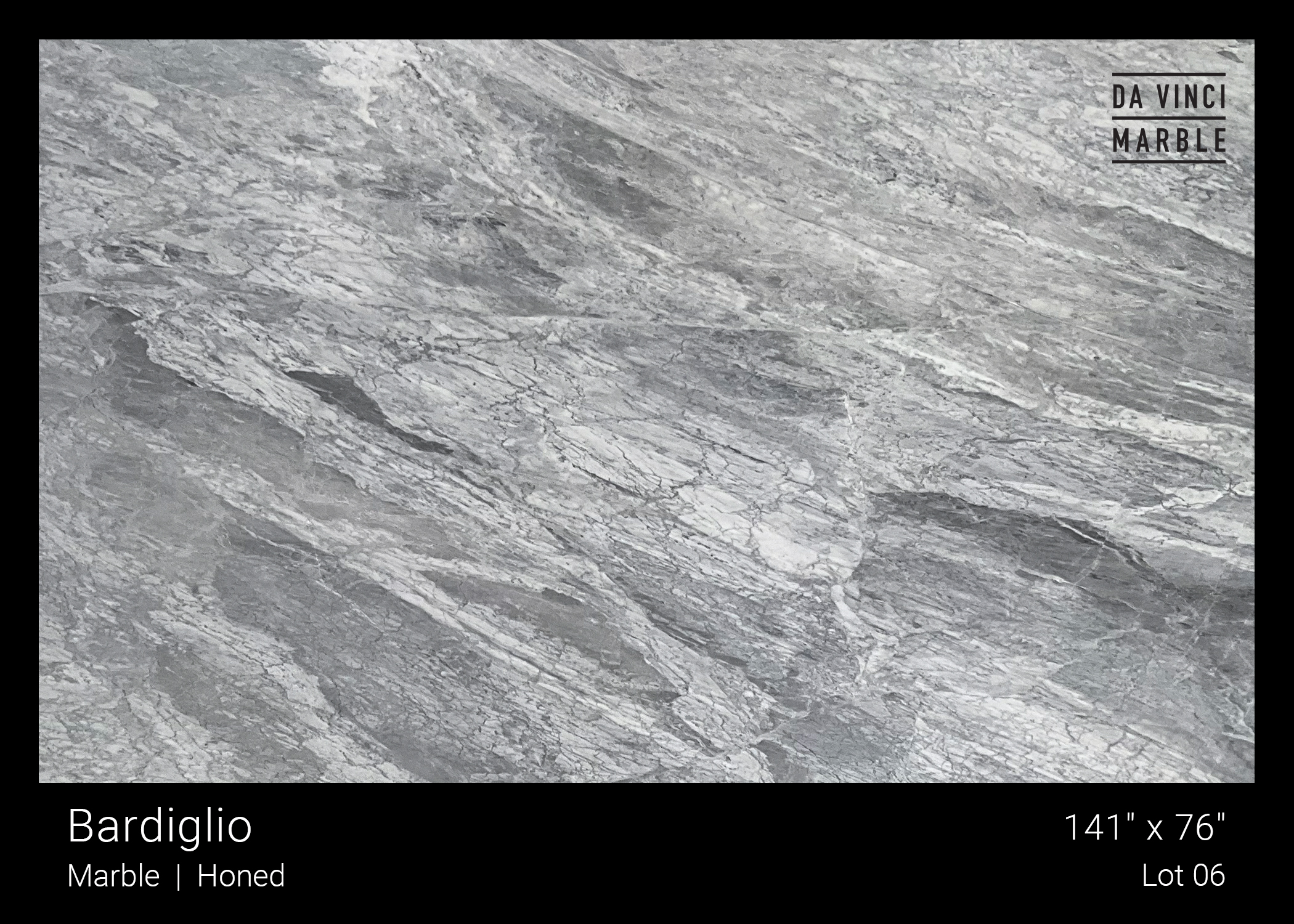 Bardiglio Honed 2cm Slab