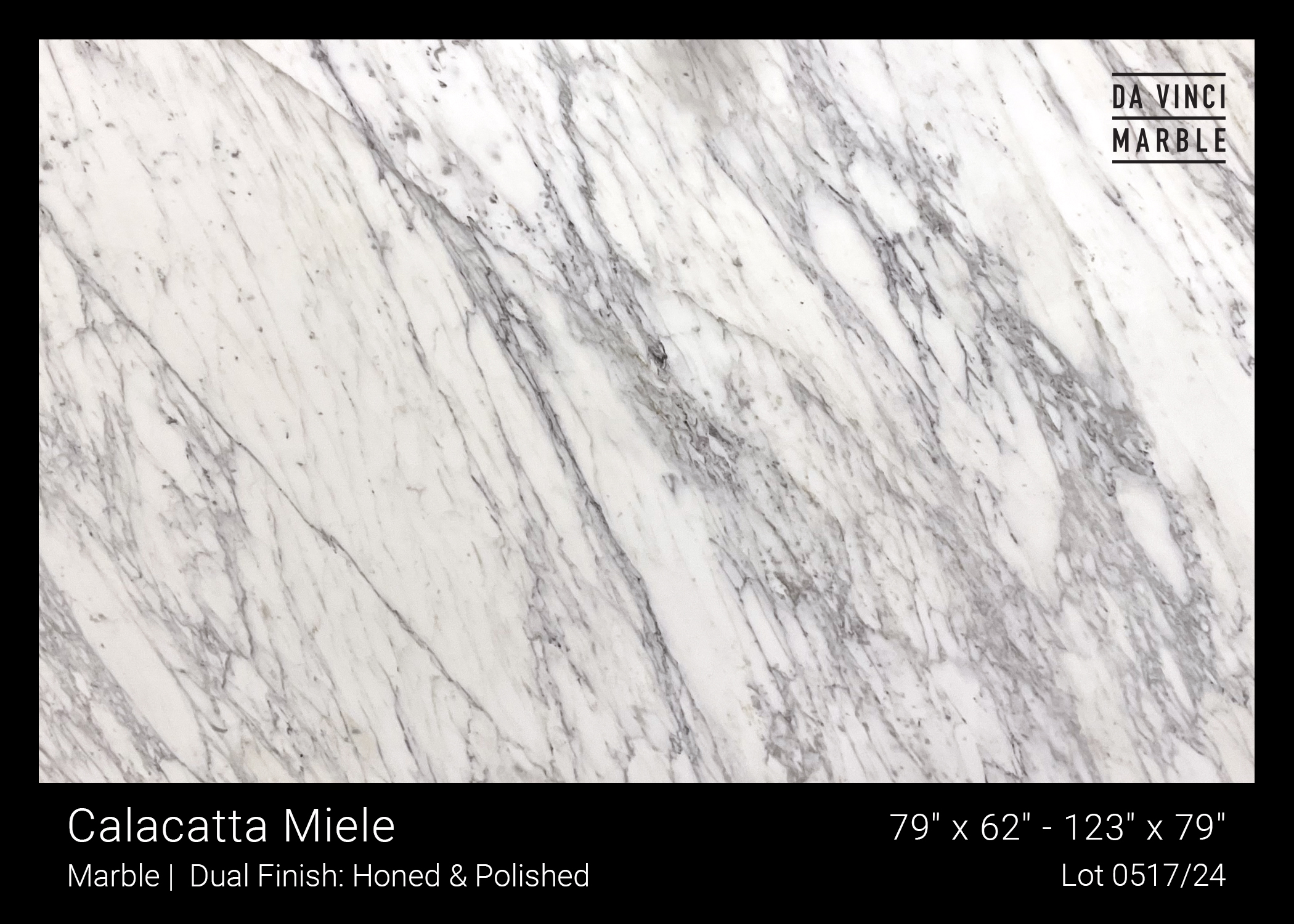 Calacatta Miele Dual Finish 2cm Slab
