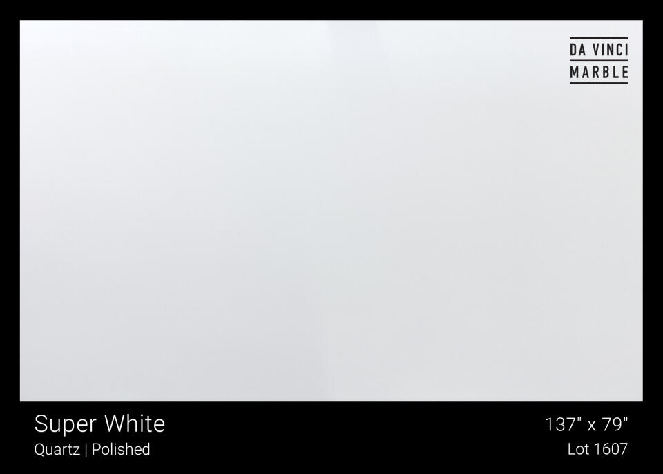 Super White 2cm 137x79 PQ2000 (PQ) Slab