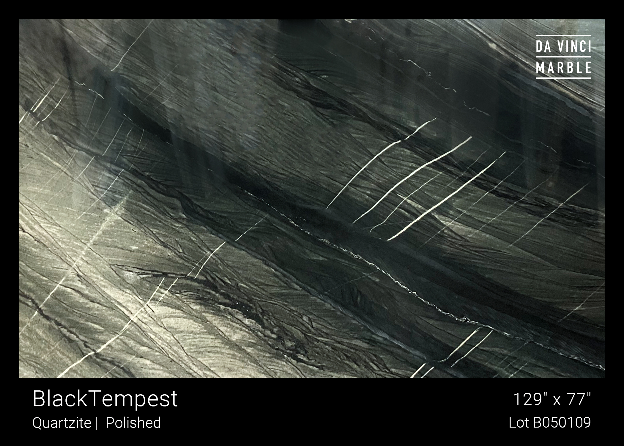 Black Tempest 2cm Slab