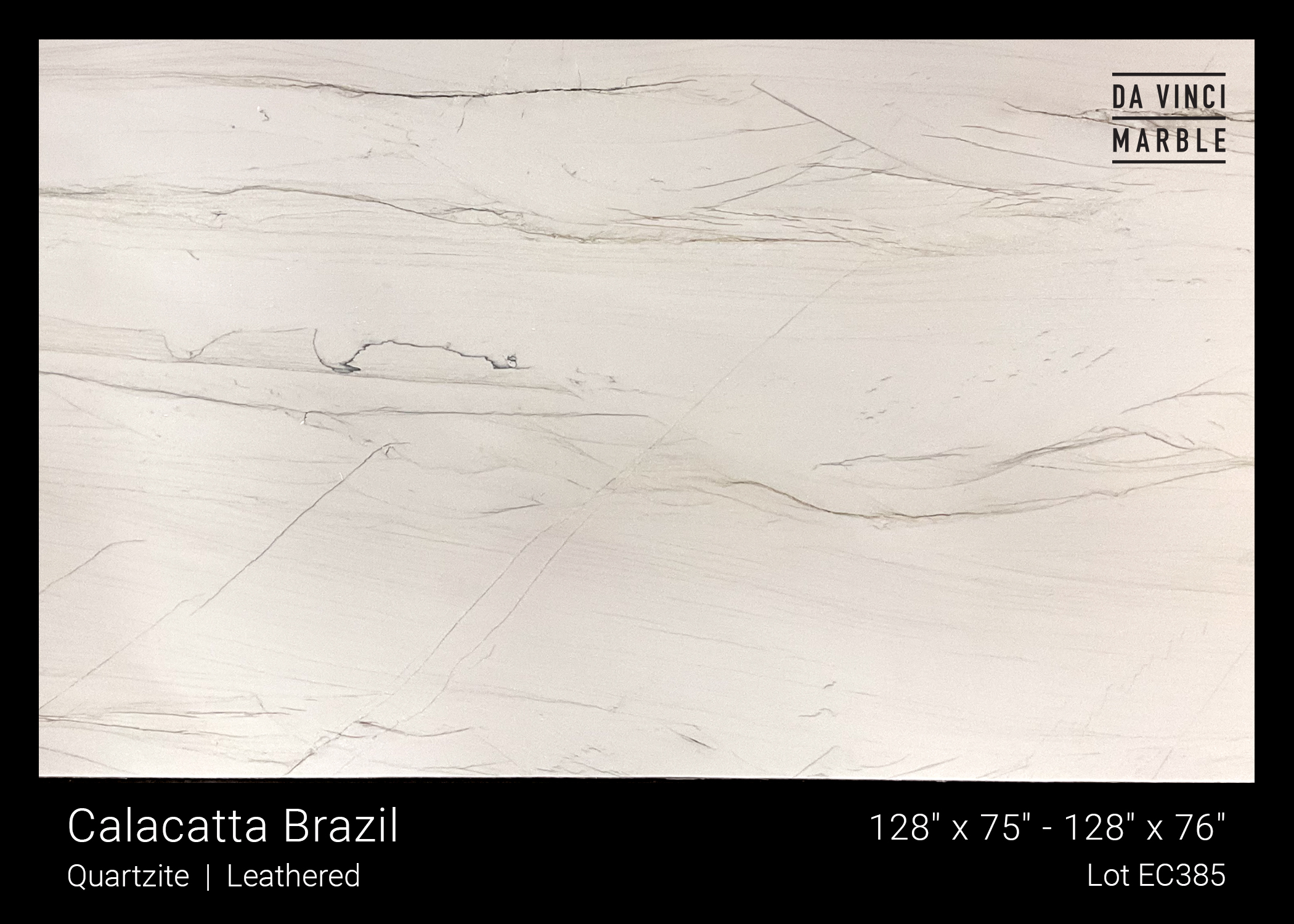 Calacatta Brazil Leather 2cm Slab