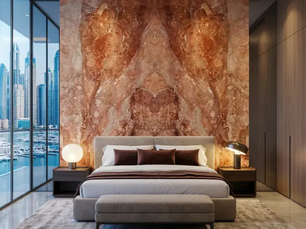 Breccia Pernice Accent wall