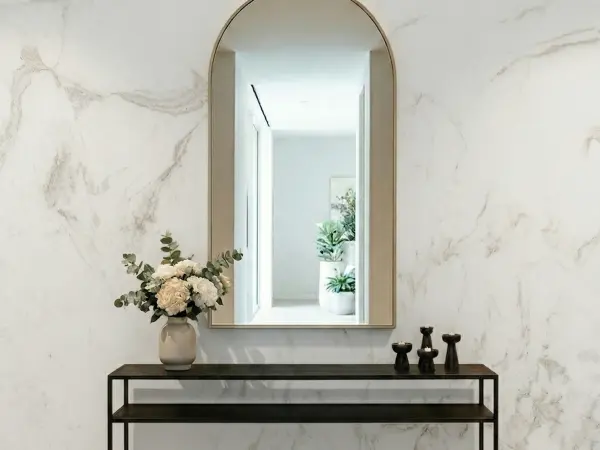 Calacatta Cielo Accent Wall