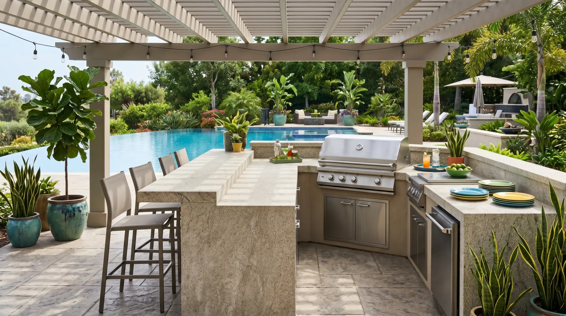 Giallo Ornamental slab