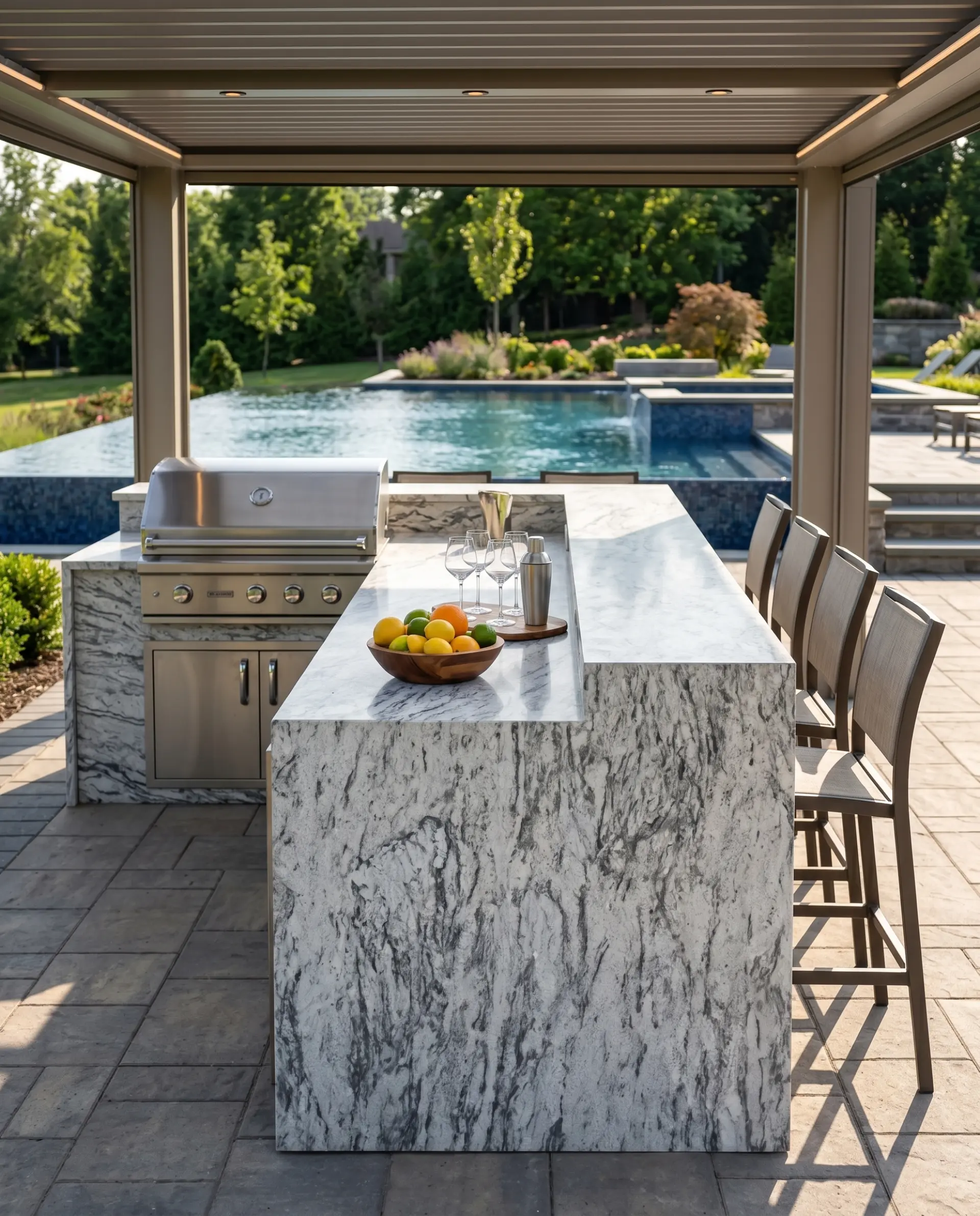 Glacier White slab