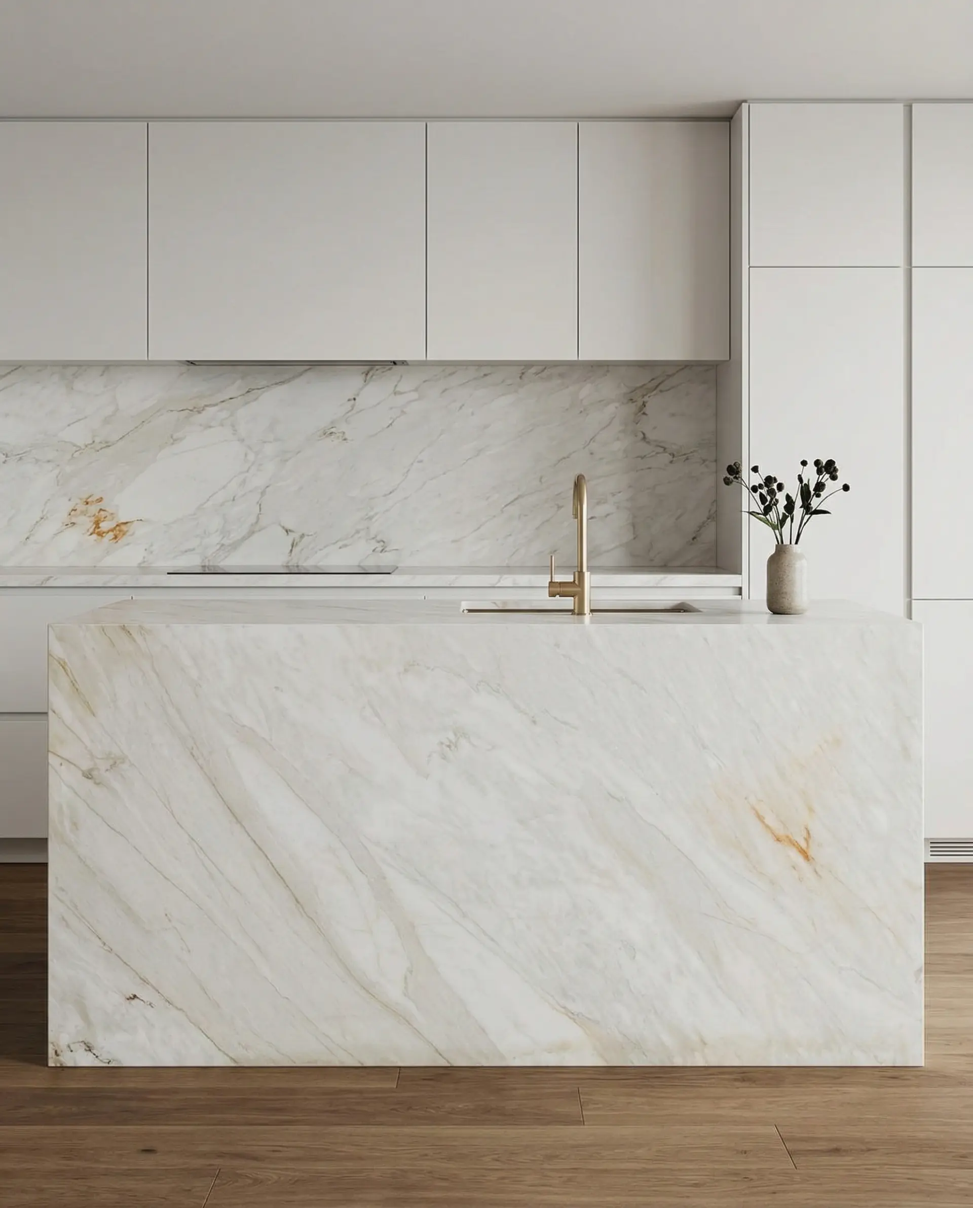 Calacatta Cremo slab