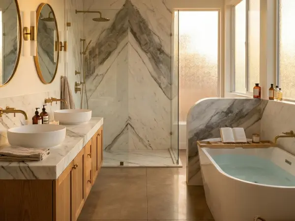 Calacatta Michelangelo Bathroom