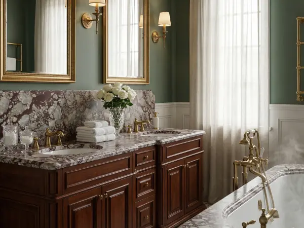 Calacatta Viola Medici Bathroom
