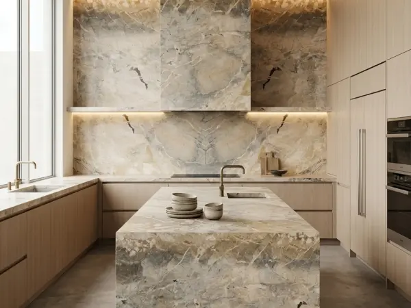 Aurora Blue Kitchen